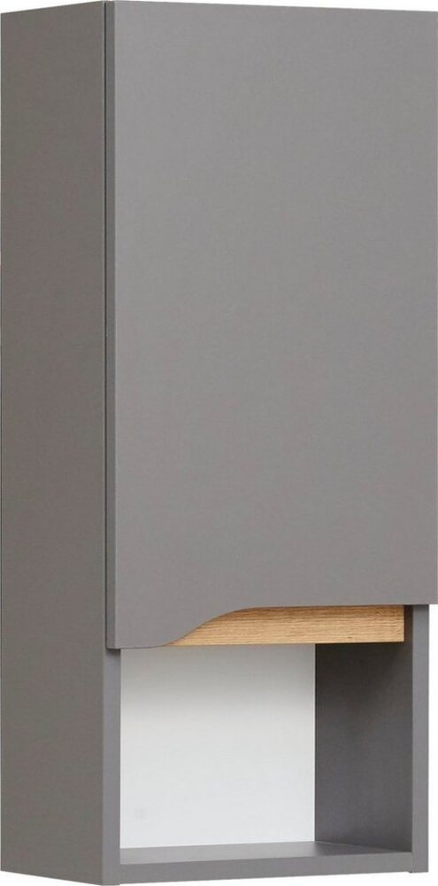 Saphir Hängeschrank Quickset Wand-Badschrank 30 cm breit mit 1 Tür, 1 offenes Fach Badezimmer-Hängeschrank inkl. Türdämpfer, grifflos Bild 1