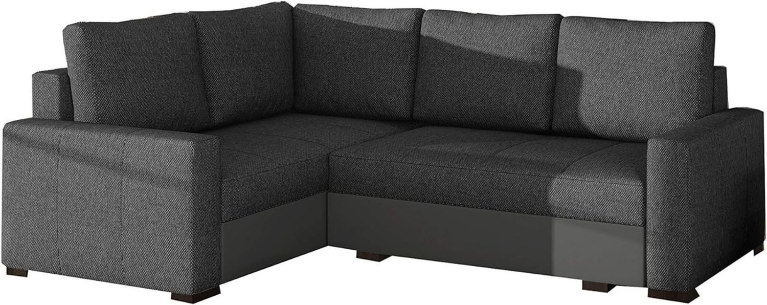 MOEBLO Ecksofa BRAS, Eckcouch Couch Sofa L-Form Polstergarnitur Wohnlandschaft Polstersofa mit Ottomane Couchgranitur, mit Bettkasen und Schlaffunktion Bild 1