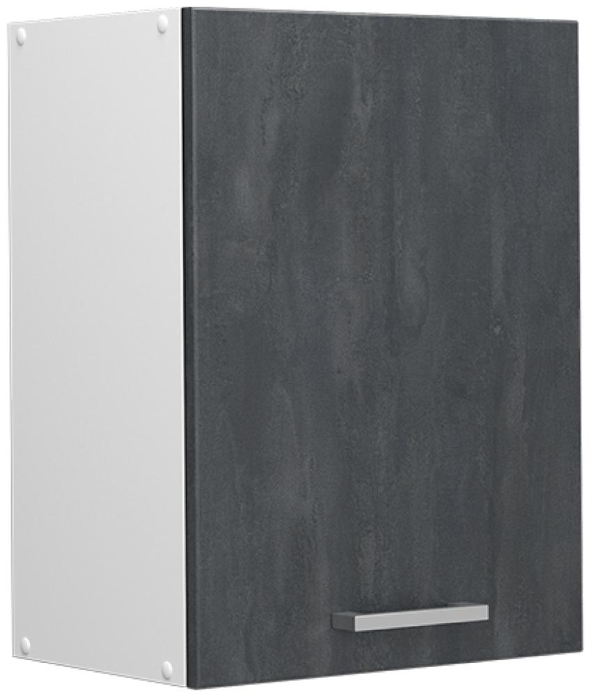 Vicco Hängeschrank R-Line Schwarz Beton Weiß 45 cm Bild 1