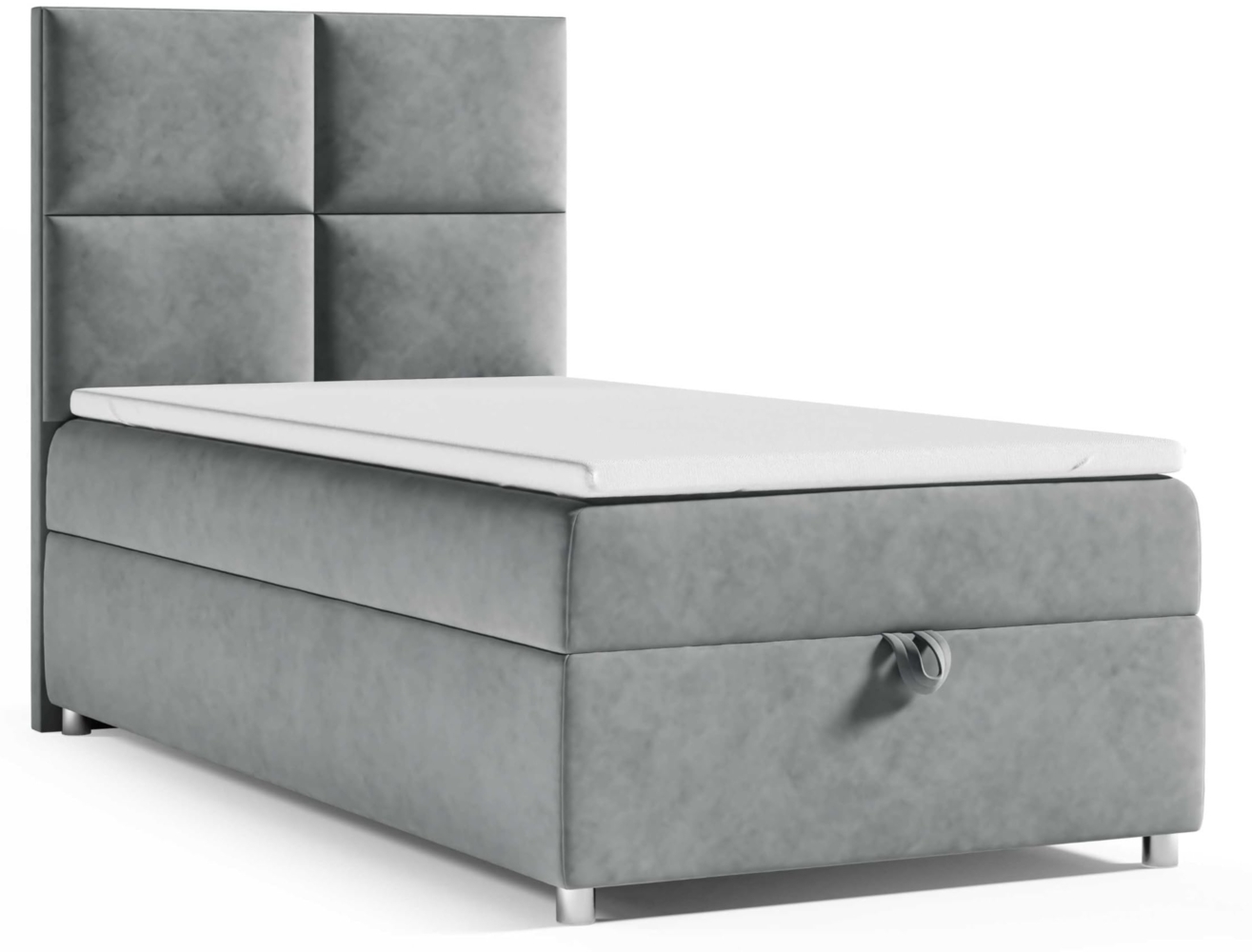 Best for Home Boxspringbett mit Bettkasten Trinity K-2 SINGLE Bonellfederkern inkl. 7 cm Topper (70x200 80x200 90x200 100x200 cm), verschiedene Liefermöglichkeiten, TOP Preis-Leistungs-Verhältnis Bild 1