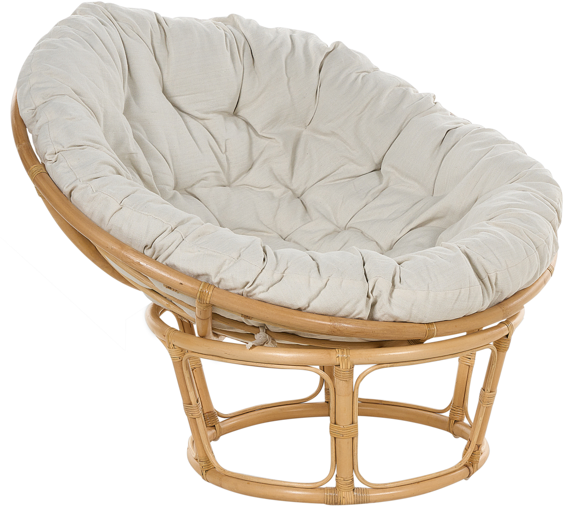 Gartenstuhl SALVO Rattan Helles Beige Bild 1