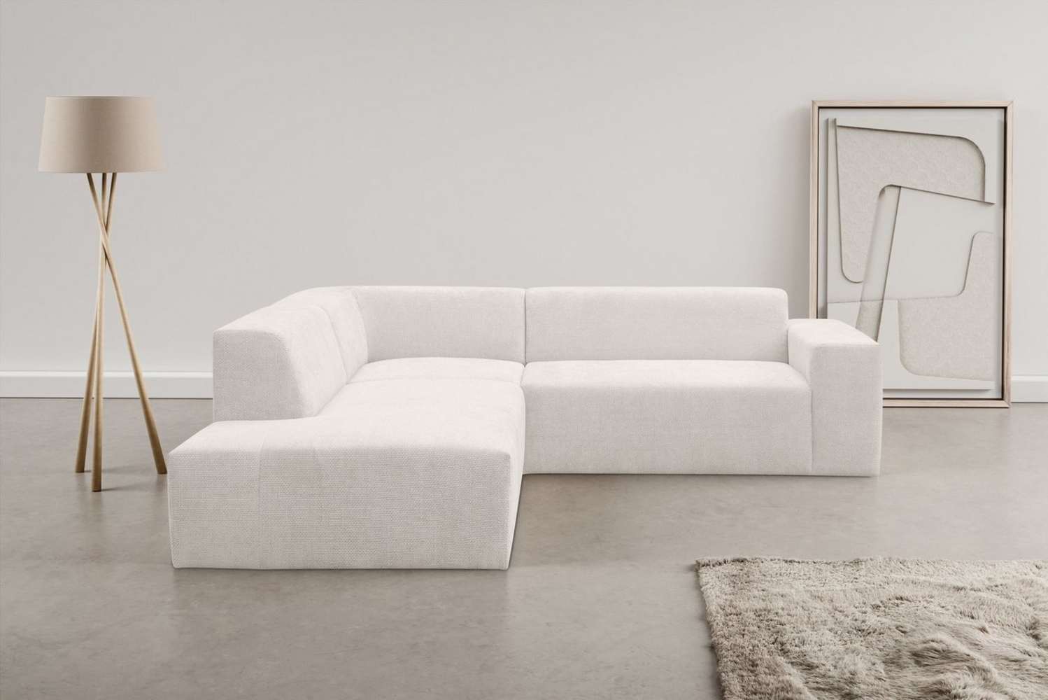 WERK2 Ecksofa Zeus-M, Curvy Trend Garnitur mit urbaner Optik Bild 1