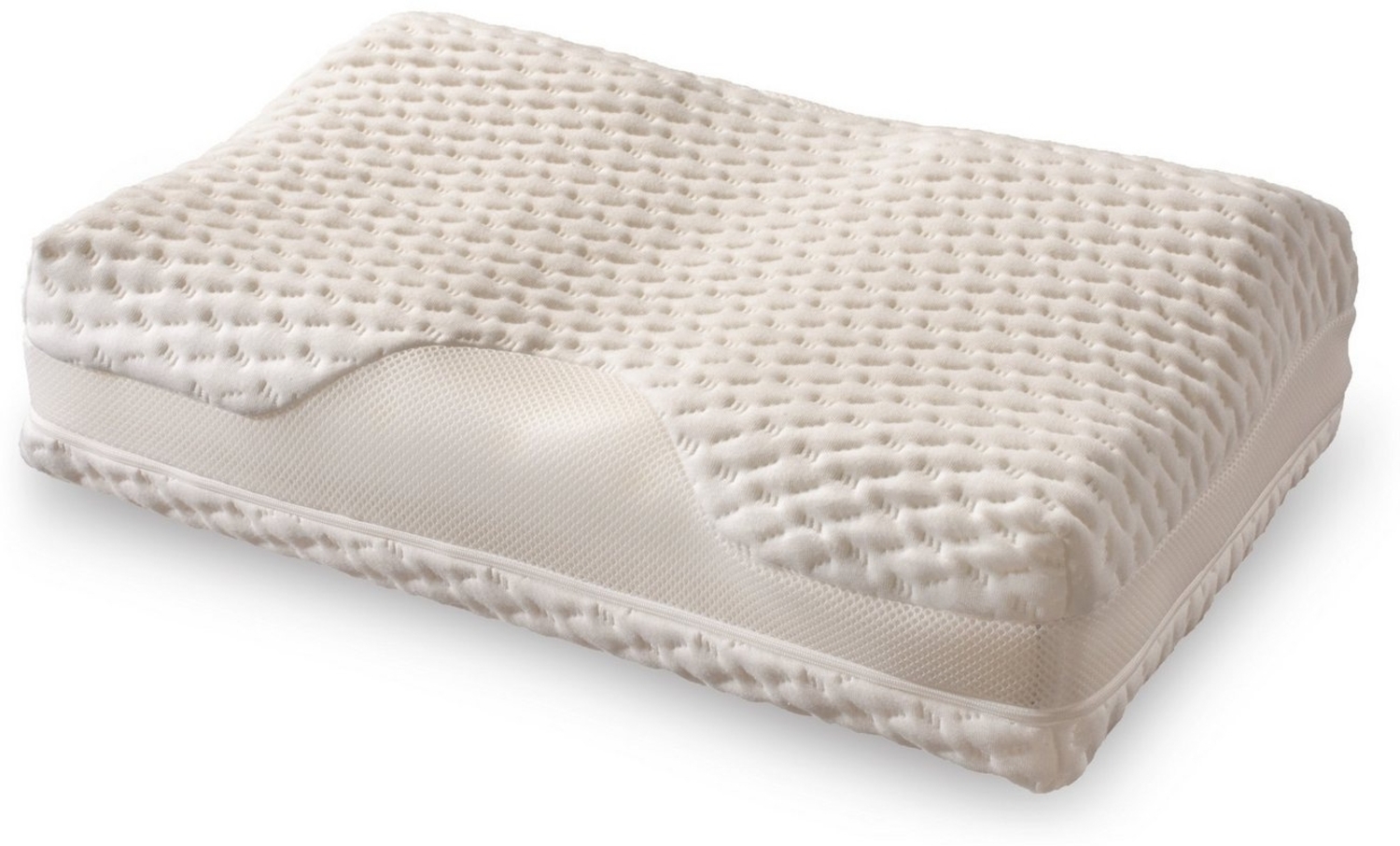 Kauffmann Nackenstützkissen Pro-Pil-O®, Füllung: 100% Talalay-Latex, Bezug: 83% Polyester, 14% Viskose, 3% Elastan, Rückenschläfer, Seitenschläfer Bild 1