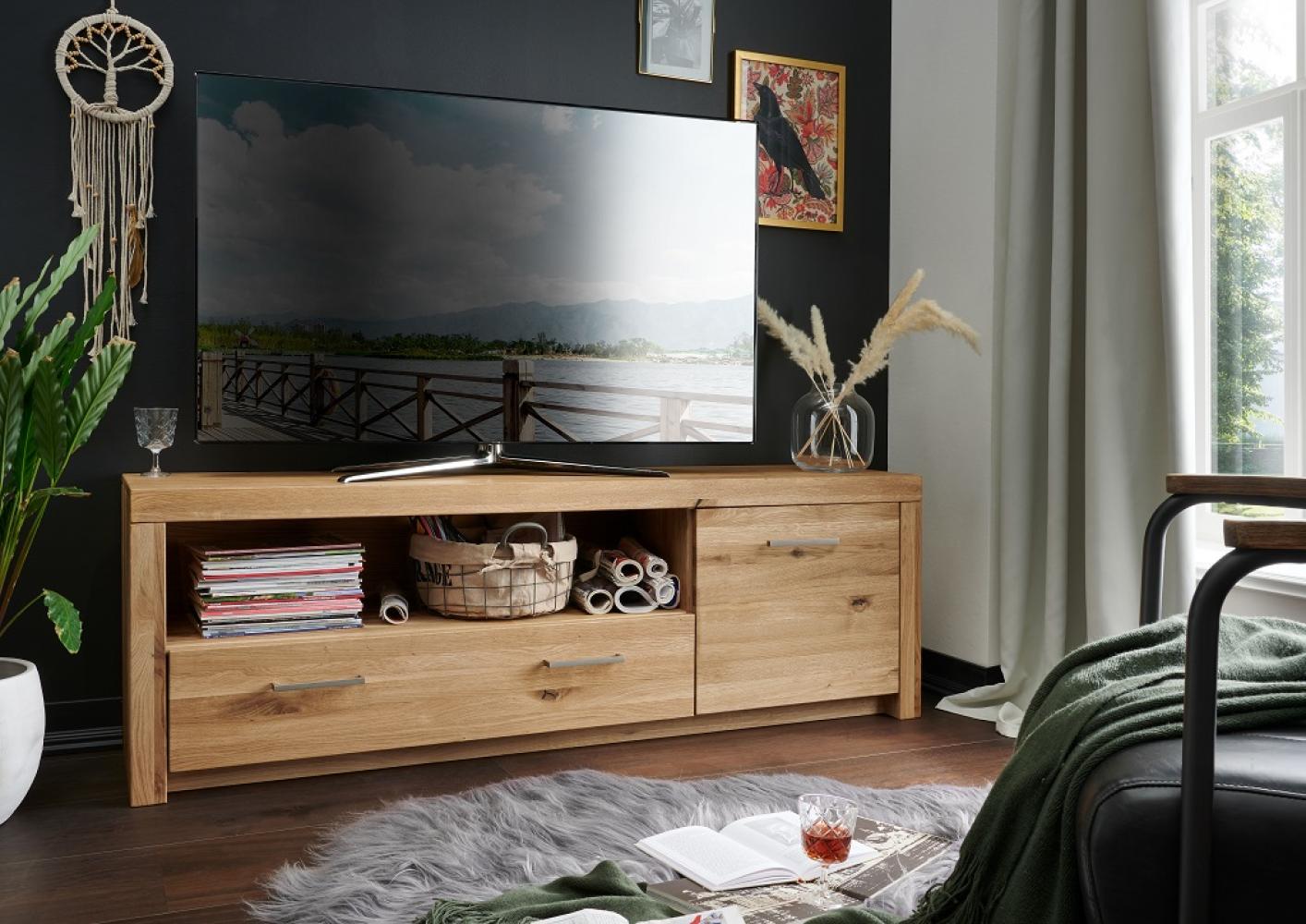 TV Element 170x56 cm "Dover" Wildeiche geölt WZ-0169 Bild 1