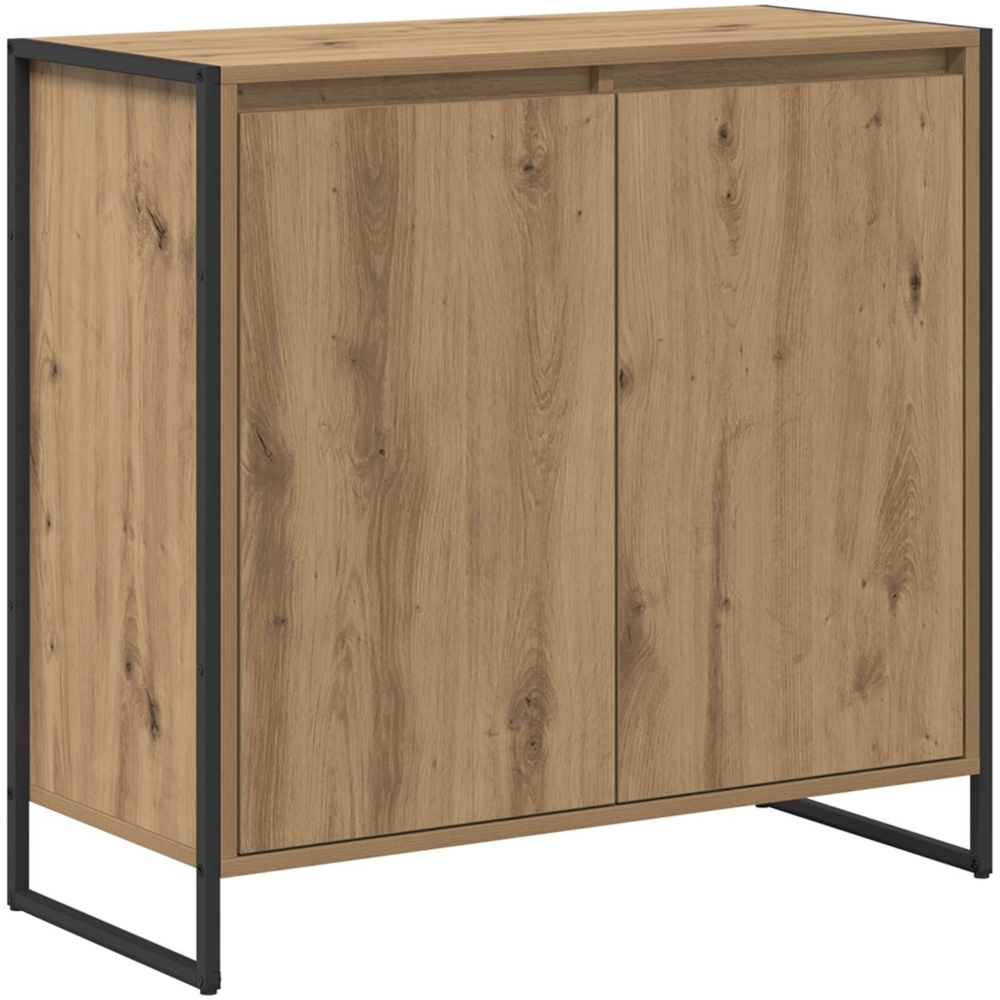 vidaXL Seitenschrank Kunsthandwerk Eiche 79 x 36 x 75 cm Holzwerkstoff 886605 Bild 1