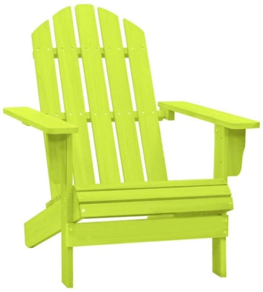 vidaXL Adirondack-Gartenstuhl Massivholz Tanne Grün 315876 Bild 1