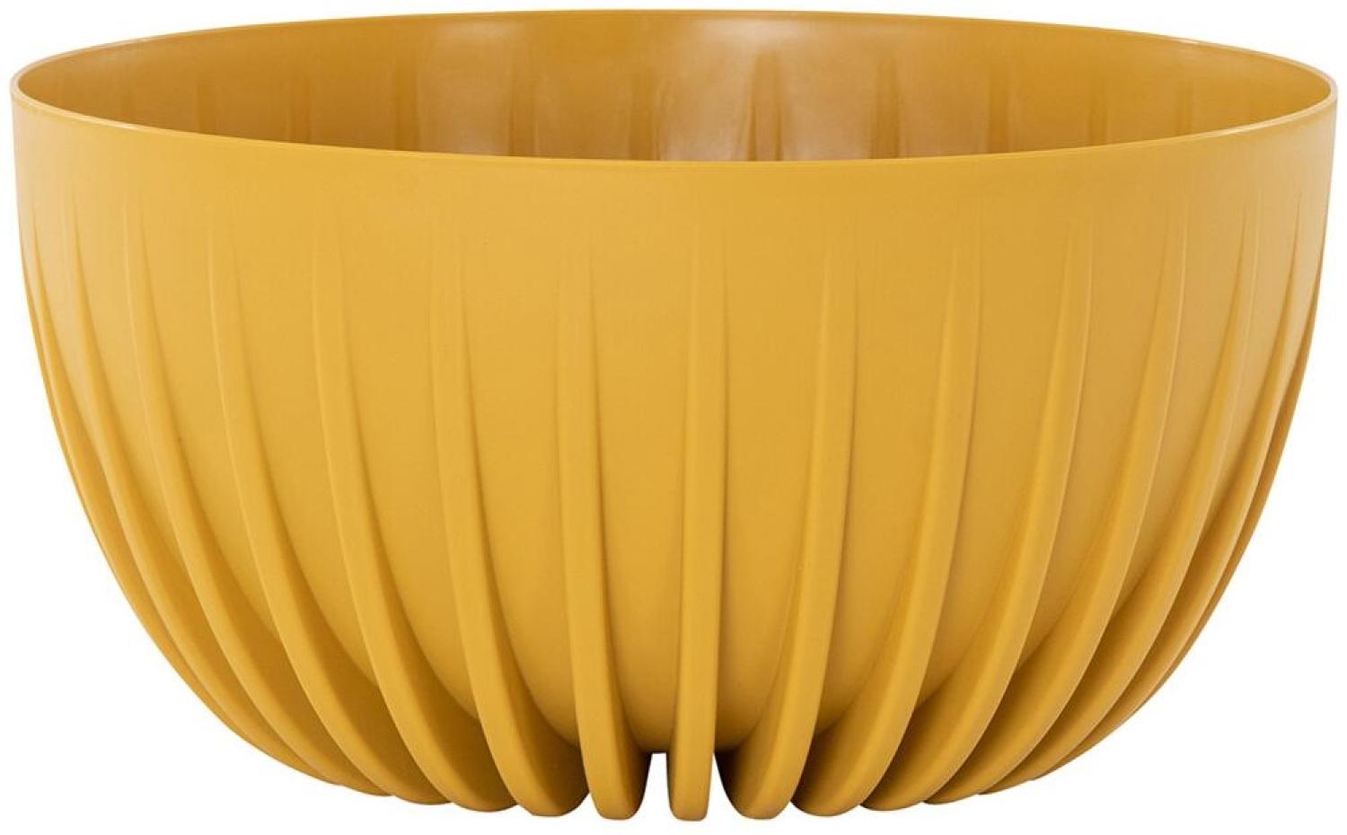 SIENA GARDEN Pflanzschale PALMA curry 30 cm Kunststoff, 29,8 x 29,8 x 15,6 cm Bild 1