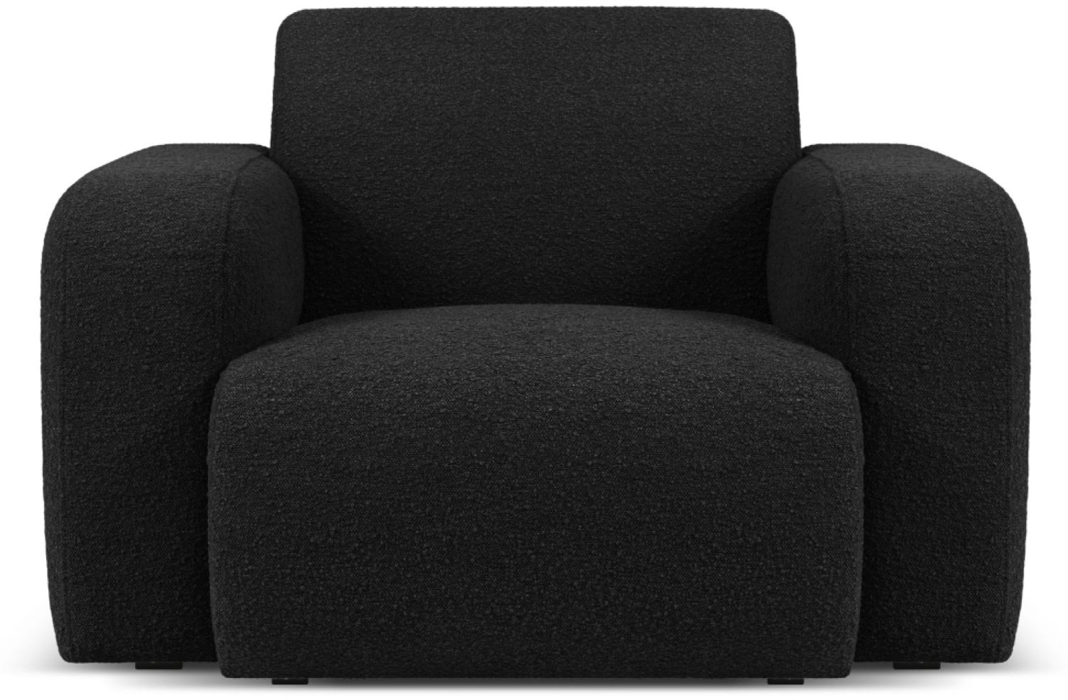 Micadoni Boucle Sessel Molino Boucle Schwarz Bild 1