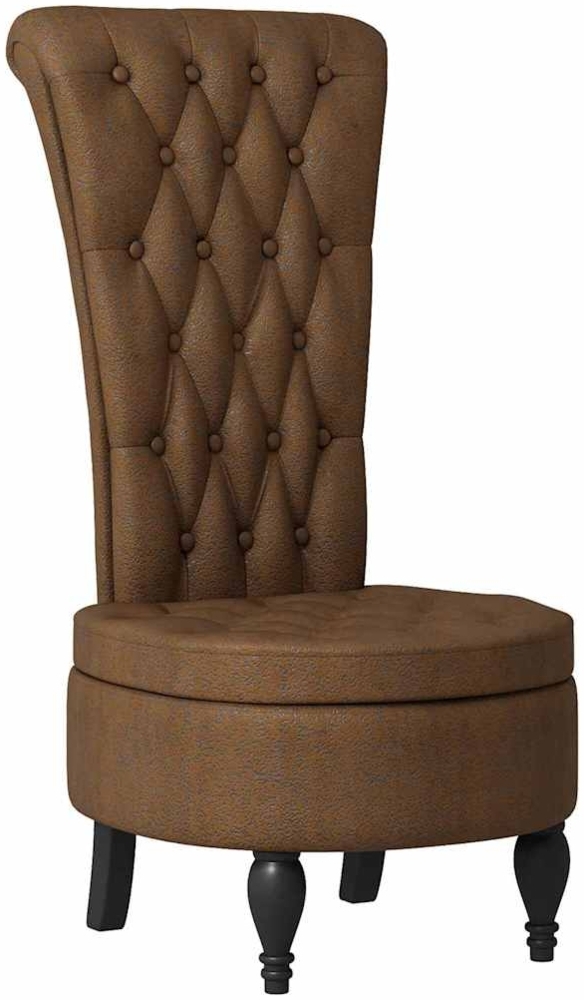 vidaXL Schlafsessel Braun 56,5 x 70 x 110 cm Kunstwildleder 42020686 Bild 1