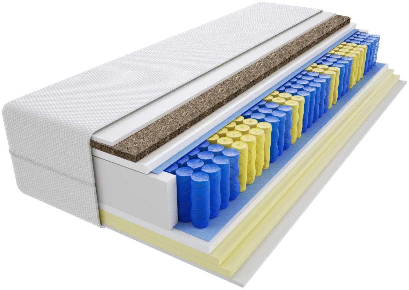 Taschenfederkernmatratze Sens Gras Max 80x200 cm H1 | H3 Bild 1
