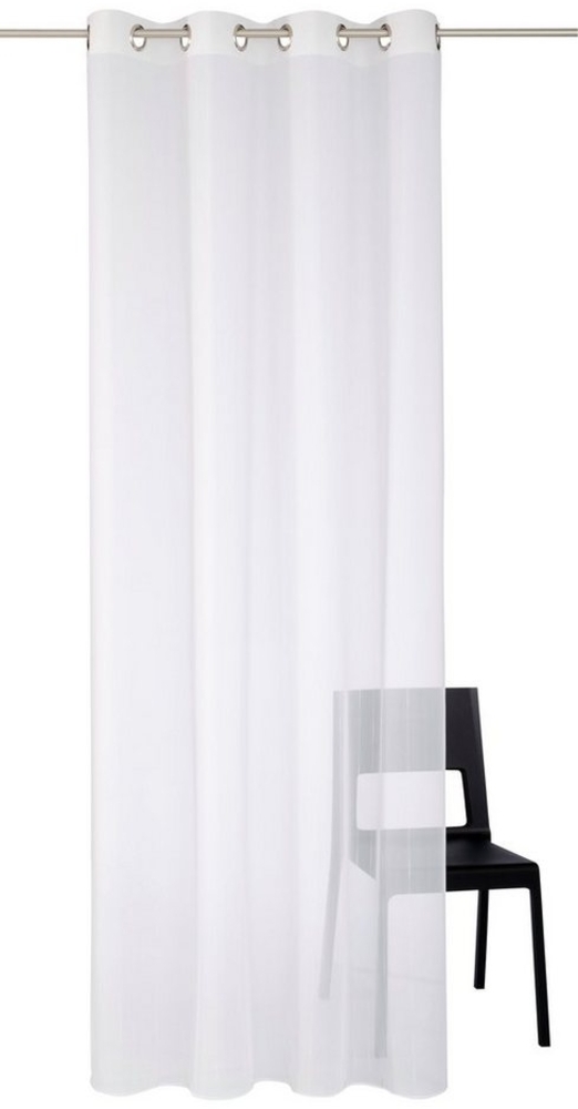Wirth Gardine Manuela, Ösen (1 St), halbtransparent, Fertig-Store mit Metallösen nach Maß Bild 1