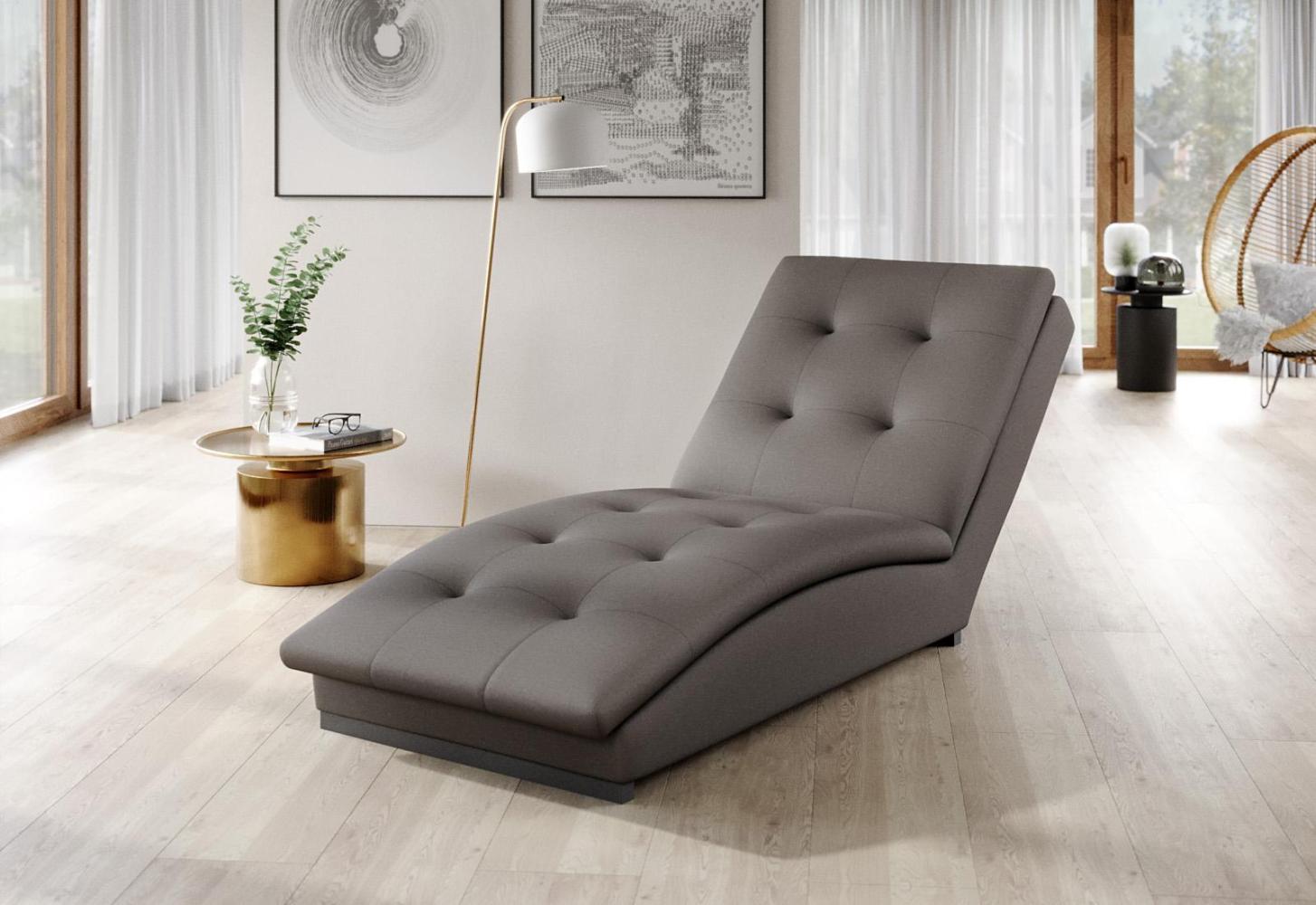 Wohnideebilder Doro Grau Chaiselongue CH-DOR-04LO Bild 1