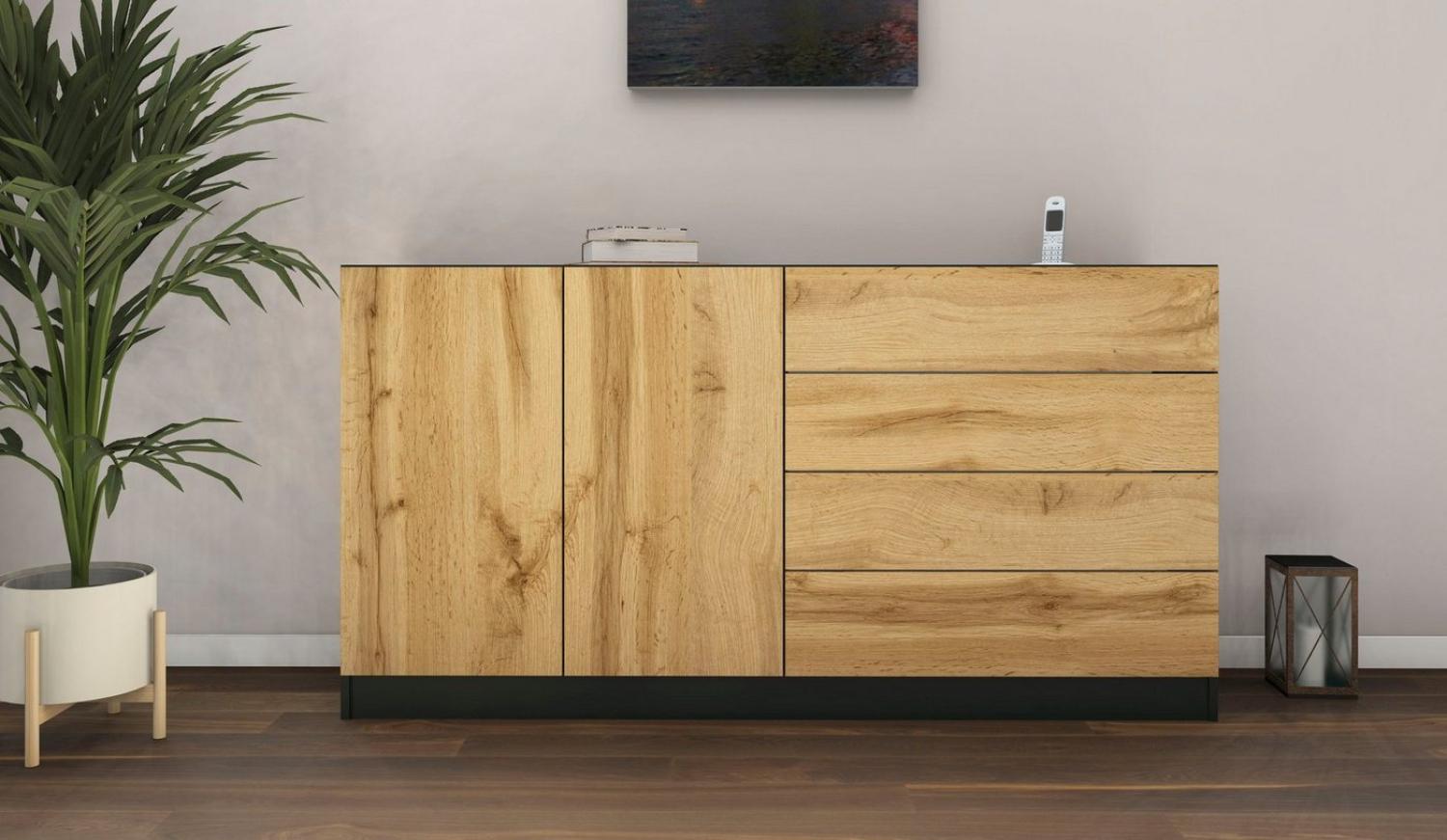 borchardt Möbel Sideboard Vaasa, Breite 152 cm Bild 1