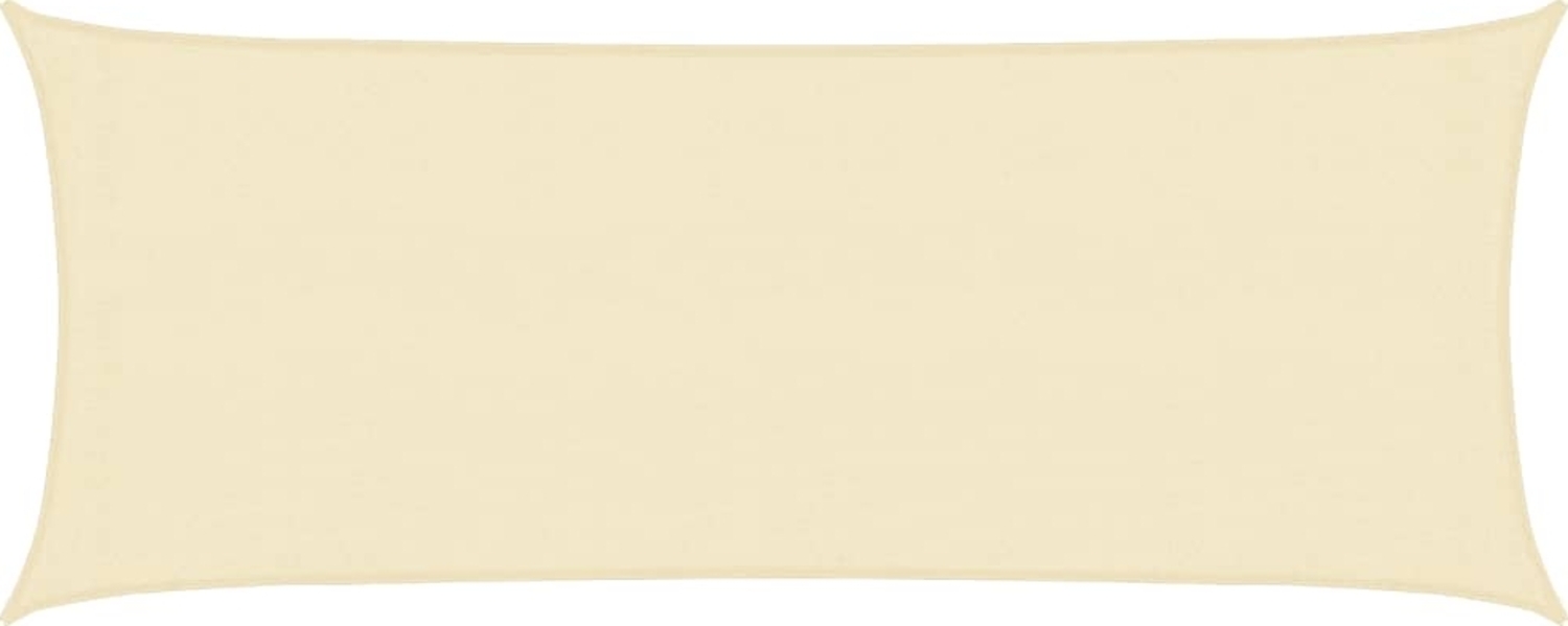 vidaXL Sonnensegel 160 g/m² Creme 2x5 m HDPE 311176 Bild 1