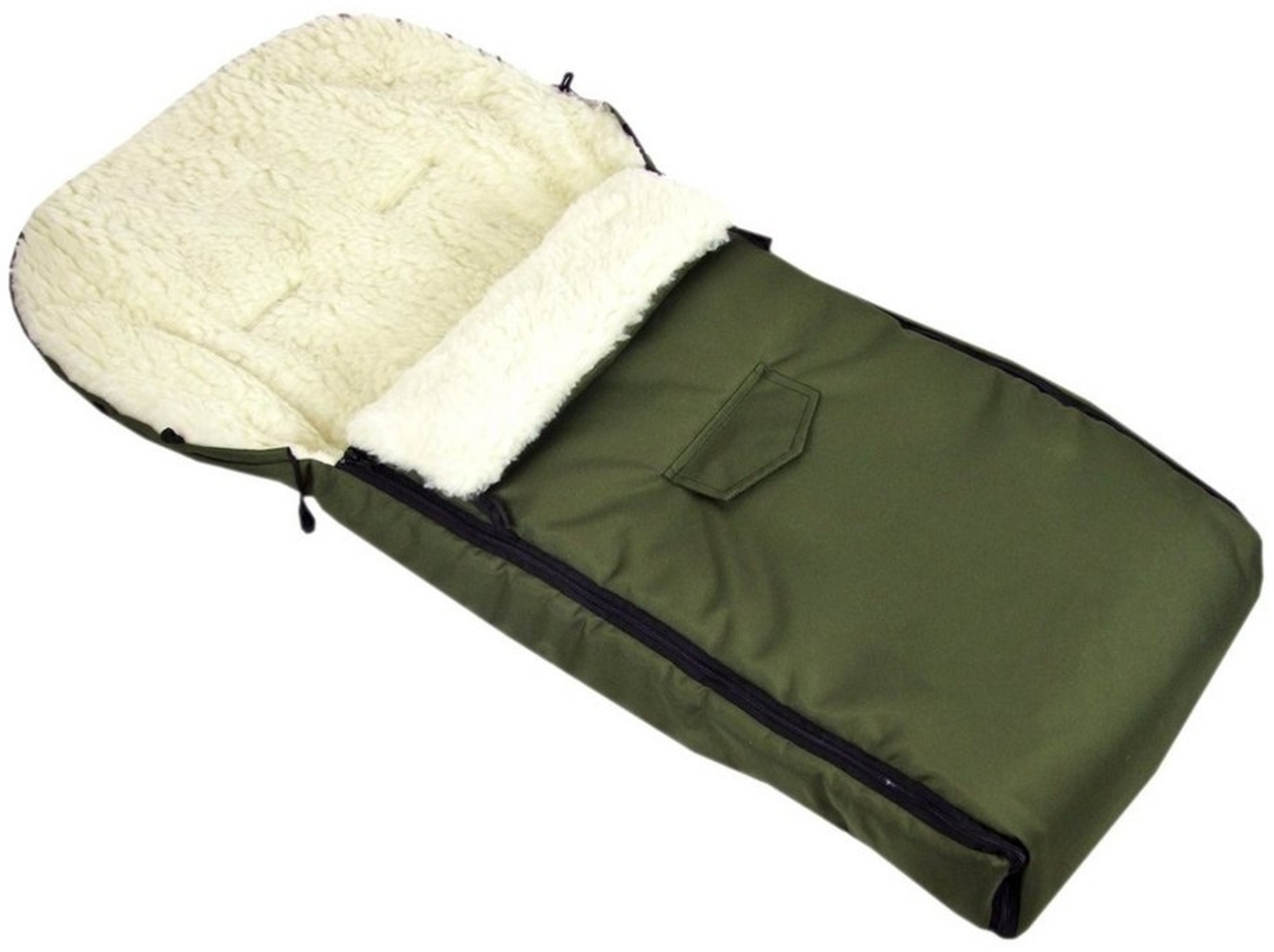 BambiniWelt by Rafael K. Fußsack Winterfußsack Babyfußsack Fußsack Kinderwagen Wolle universal 108cm, universal Bild 1