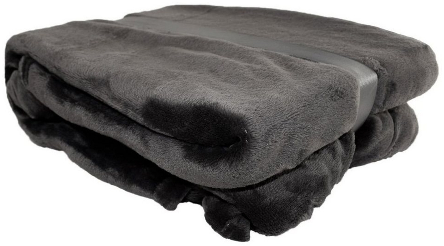 Flanell Kuscheldecke mit Ärmeln & Tasche 145x195cm Wohndecke 4 Farben Couchdecke anthrazit Bild 1