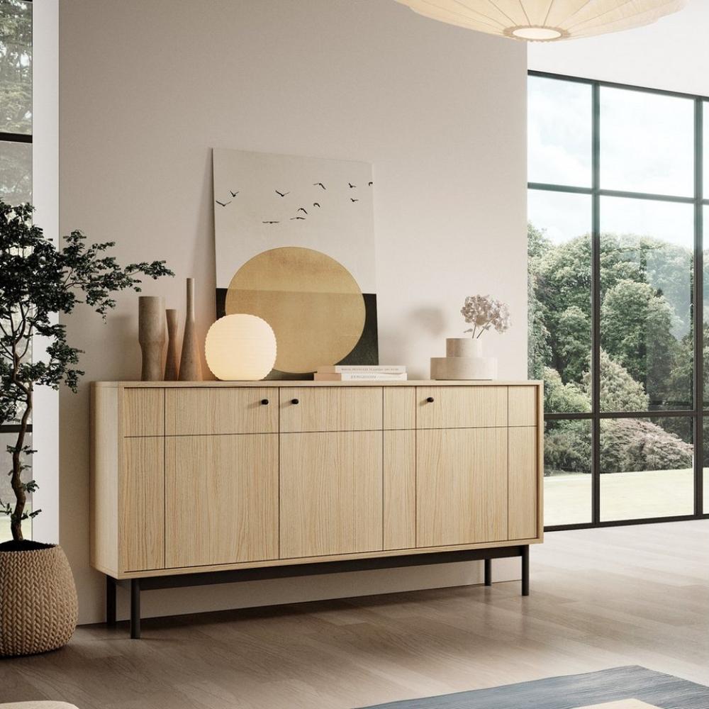 MOEBLO Kommode Ismene - K154 (Sideboard Wohnzimmer Kommode Schlafzimmer Komodenschrank Highboard), (BxHxT):154x84x39 cm Bild 1