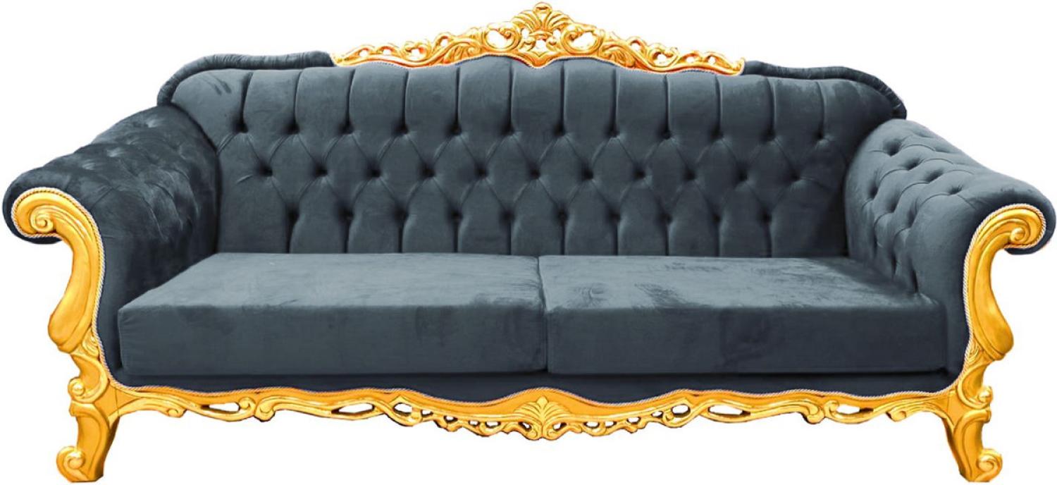 Casa Padrino Luxus Barock Sofa - Verschiedene Farben - Prunkvolles handgefertigtes Wohnzimmer Sofa - Barock Wohnzimmer Möbel Bild 1