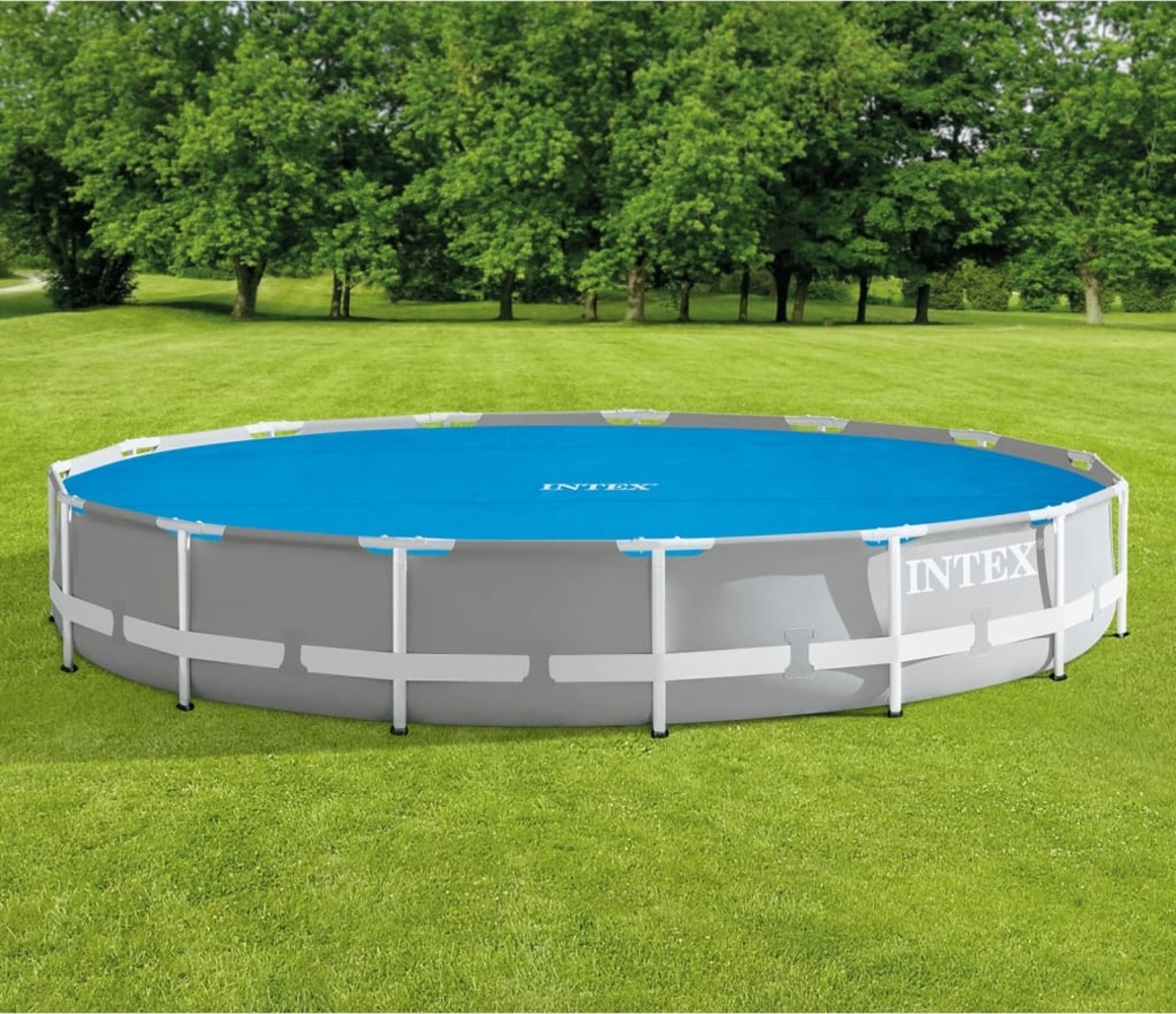 Intex Solar Poolabdeckung Blau 448 cm Polyethylen 3202951 Bild 1