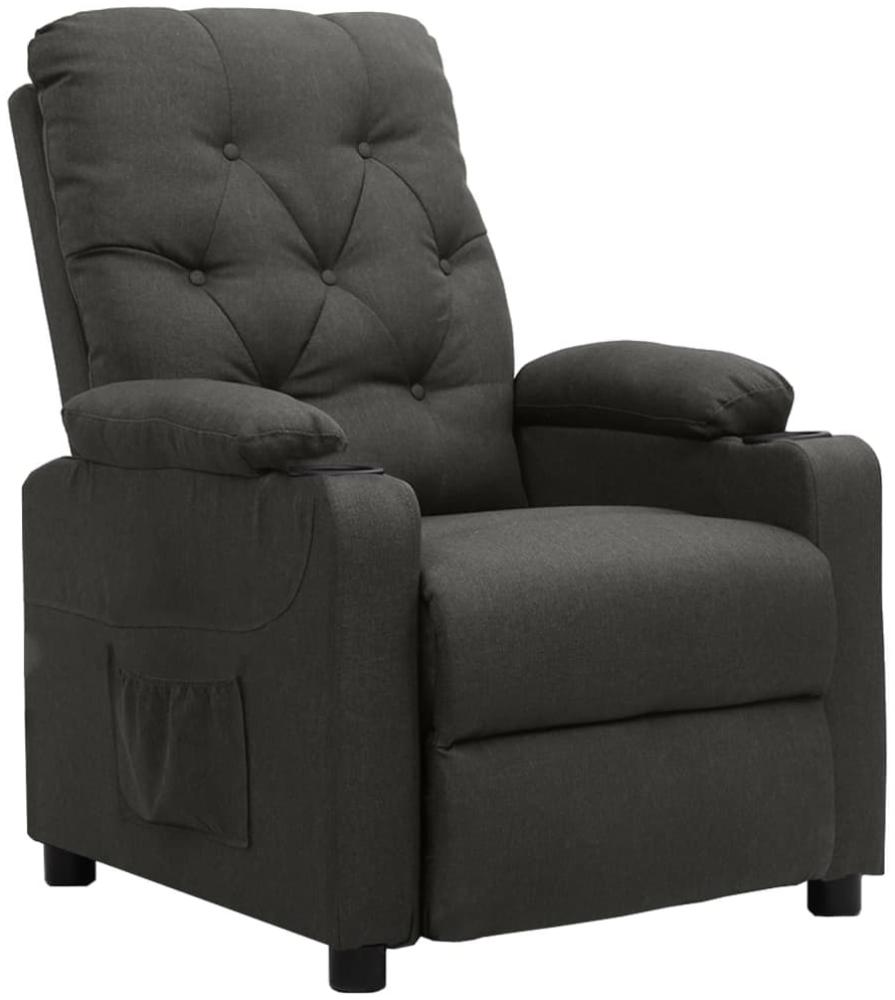 vidaXL Relaxsessel Dunkelgrau Stoff 339103 Bild 1