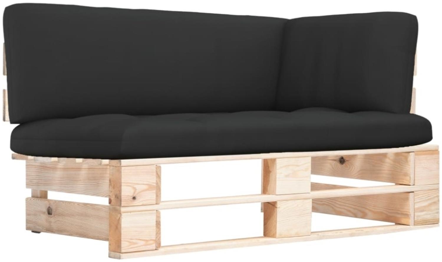 vidaXL Outdoor-Ecksofa Paletten Kiefernholz Imprägniert Bild 1