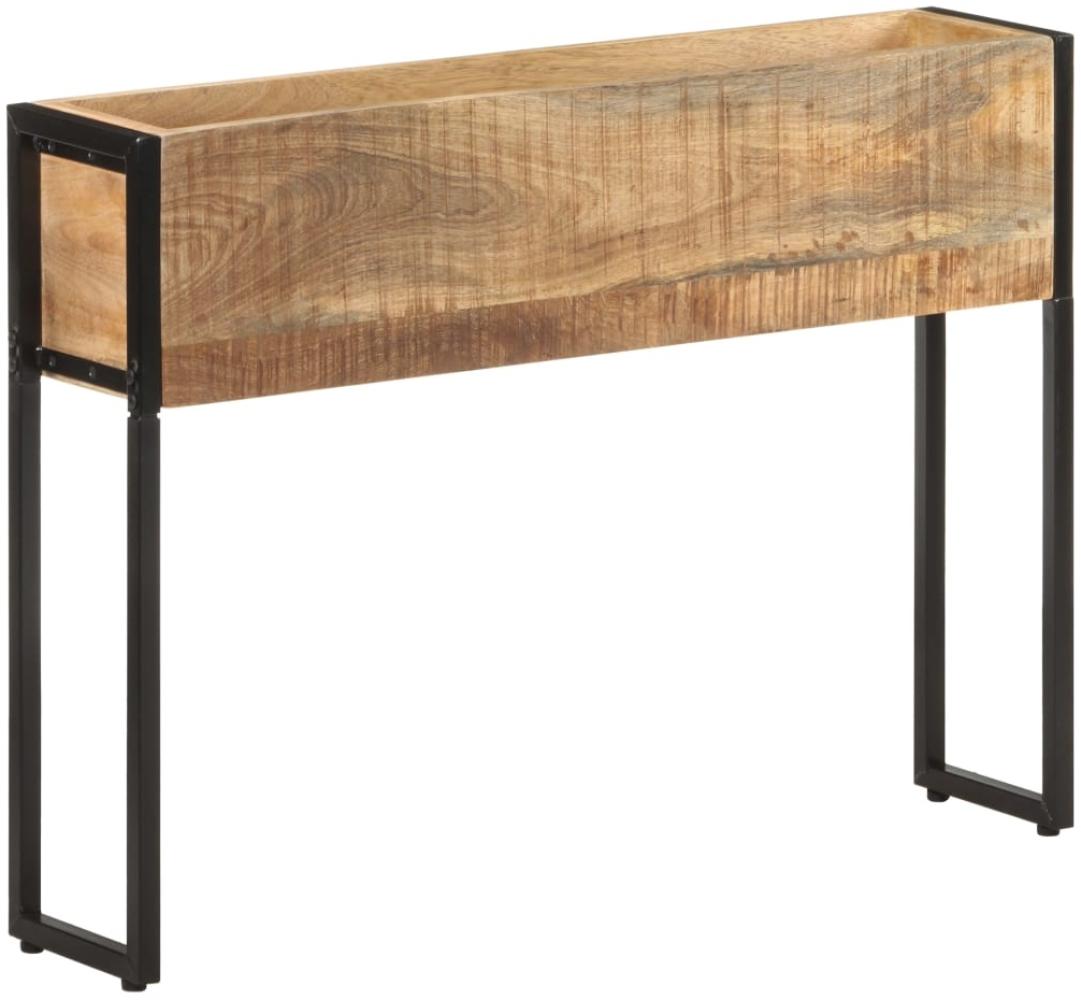 vidaXL Pflanzkübel 90x20x68 cm Raues Mangoholz 321938 Bild 1