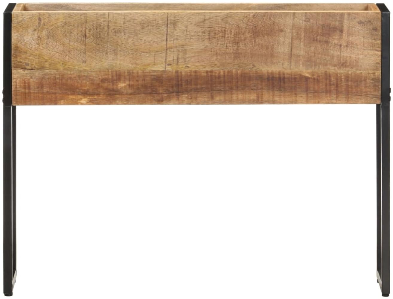 vidaXL Pflanzkübel 90x20x68 cm Raues Mangoholz 321938 Bild 1