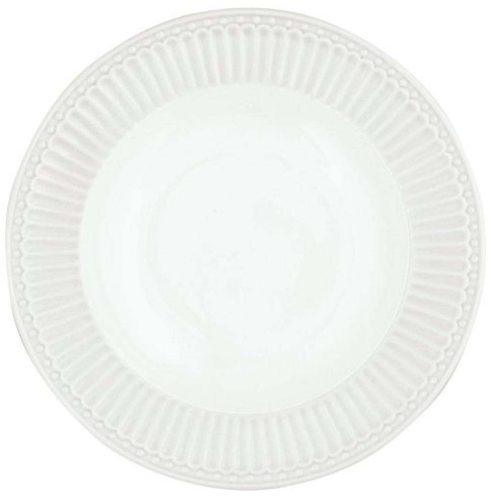 Greengate Dinner Teller Alice White (26,5cm) STWDINAALI0106 Bild 1