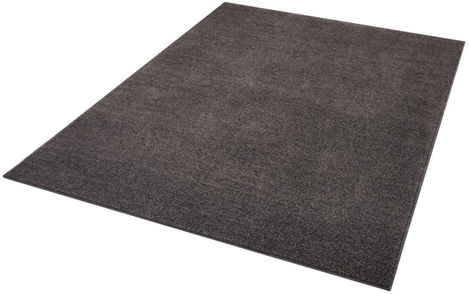 Kurzflor Teppich Pure Uni Anthrazit - 80x150x1,3cm Bild 1