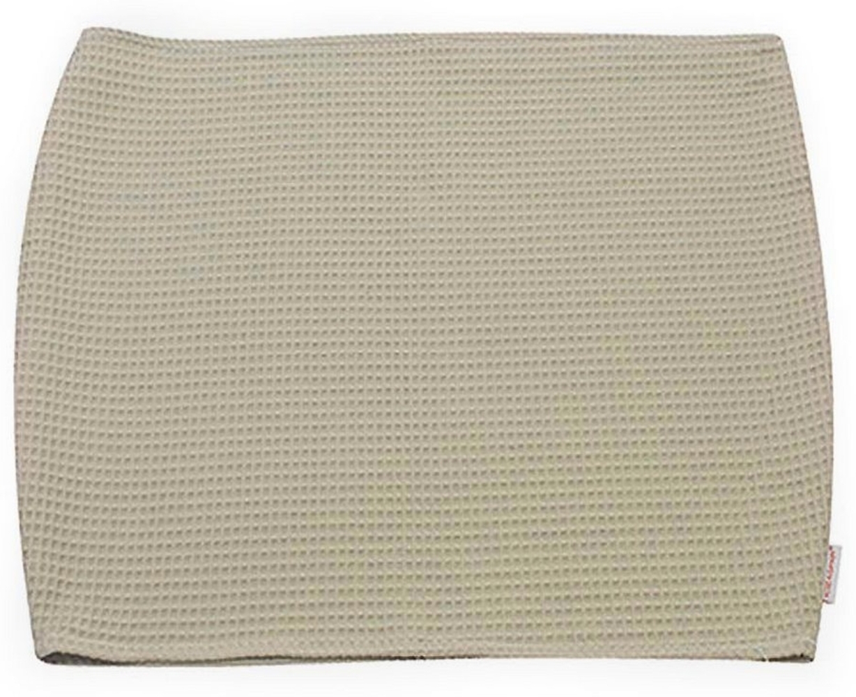 HOBEA-Germany Stillkissenbezug Baby Lagerungsbezug Waffelmuster taupe, 100% BIO Baumwolle Bild 1