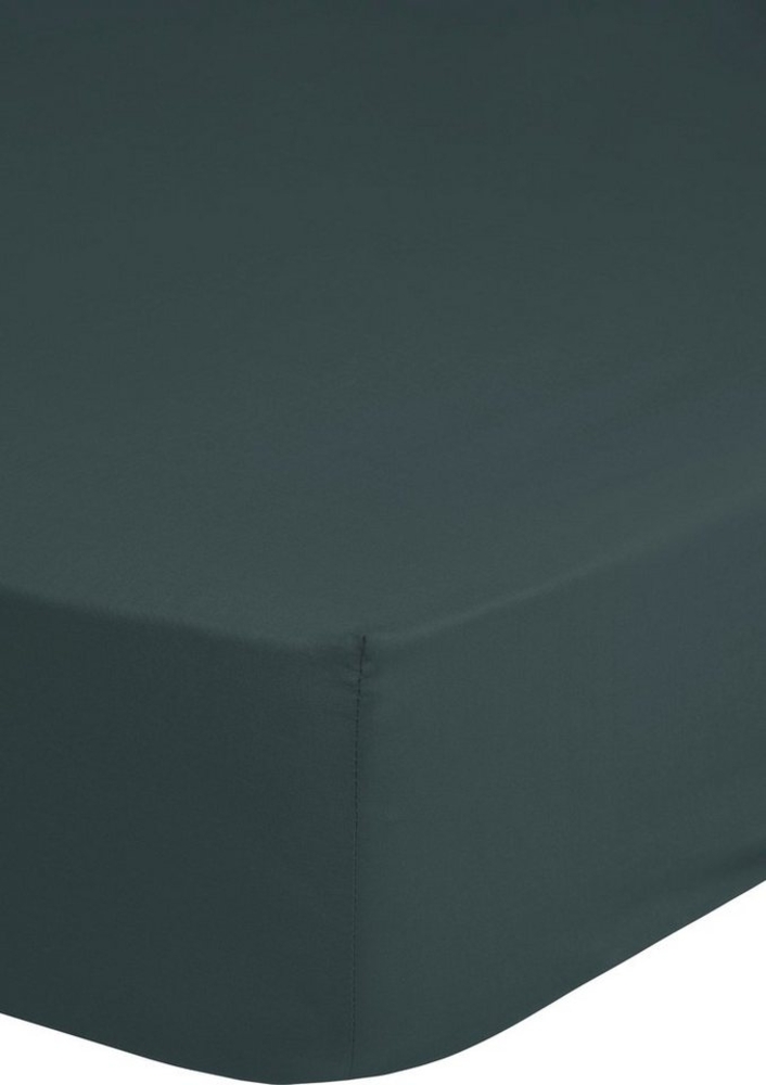 Good Morning Spannbettlaken, Green, 180x200 cm, 100% Baumwolljersey Bild 1