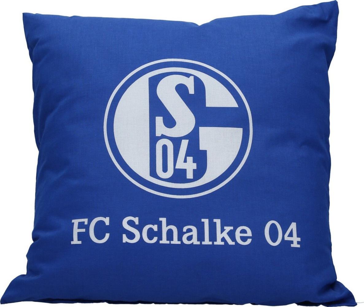 FC Schalke 04 Kissen Signet 38x38cm Bild 1