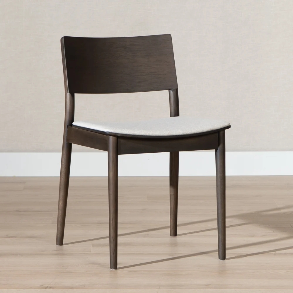 Bronx71 Esszimmerstuhl Elio Eiche dunkel / off white Bild 1