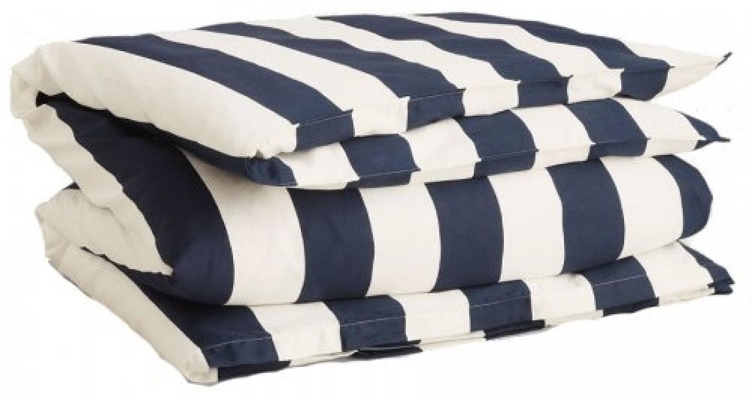 Gant Home Bettwäsche Bold Stripe Single Duvet Marine Weiß (135x200cm) 851028402-410 Bild 1