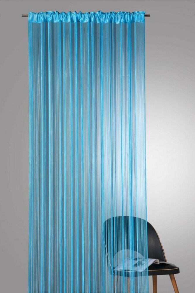Weckbrodt Fadenvorhang Rebecca, Multifunktionsband (1 St), halbtransparent, Fadengardine, Gardine, Insektenschutz, transparent, kürzbar Bild 1