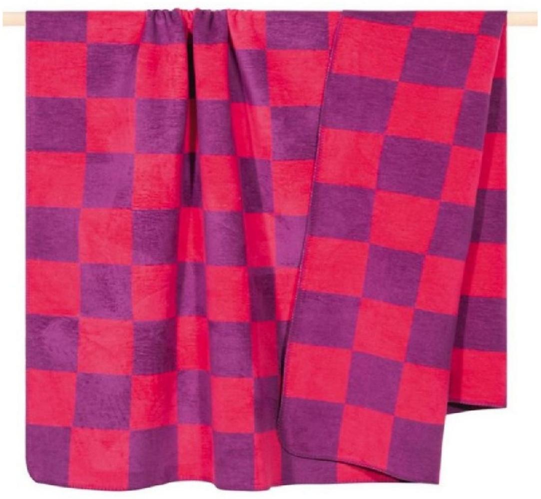 pad Decke Chess Karomuster Pink Violet (150x200 cm) 11809-X162-1520 Bild 1