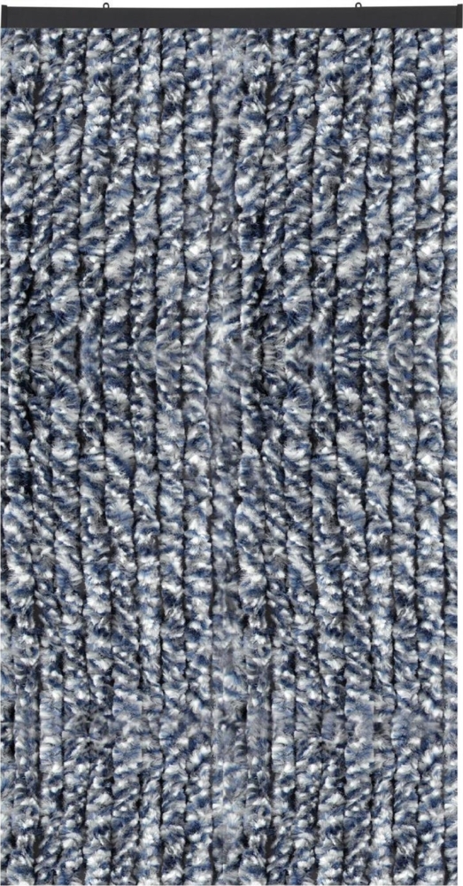 Flauschvorhang in Sondergröße - Türvorhang Breite: 140cm - Länge: 250cm, Braun Meliert Bild 1