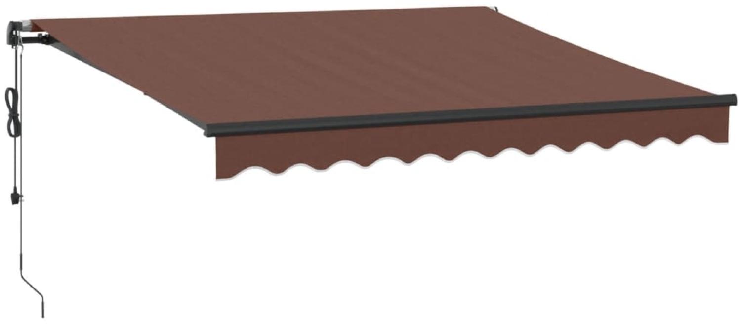 vidaXL Markise Automatisch Braun 300x250 cm 3310203 Bild 1