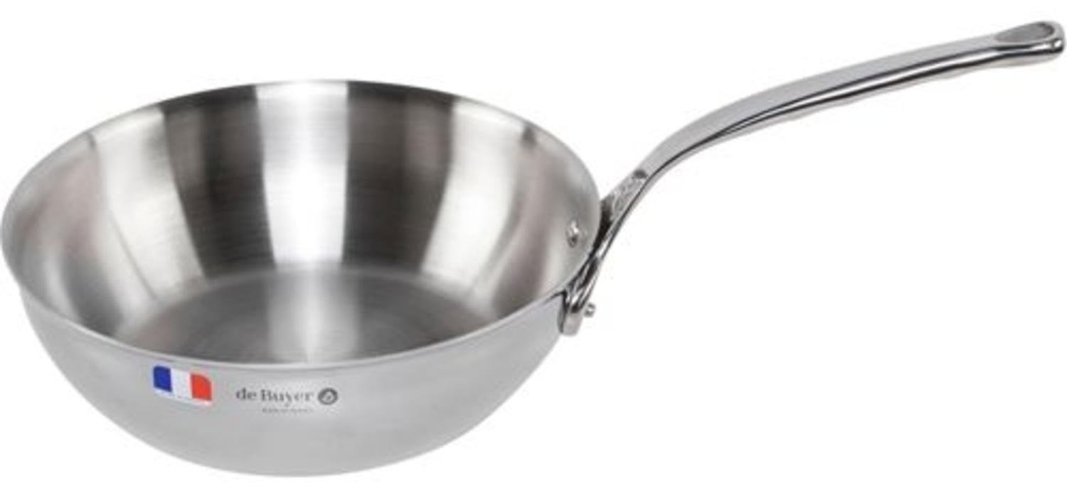 De Buyer Affinity Sauteuse Edelstahl konisch 24 cm Bild 1