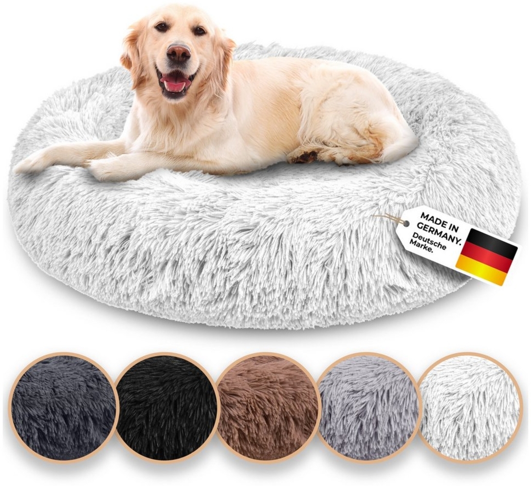 Belune Tierbett Kuschelweiches Hundebett mit Bezug - Original Belune - Made in Germany, vegane Materialien, waschbarer Bezug, verschiedene Größen und Farben, extra gemütlich Bild 1