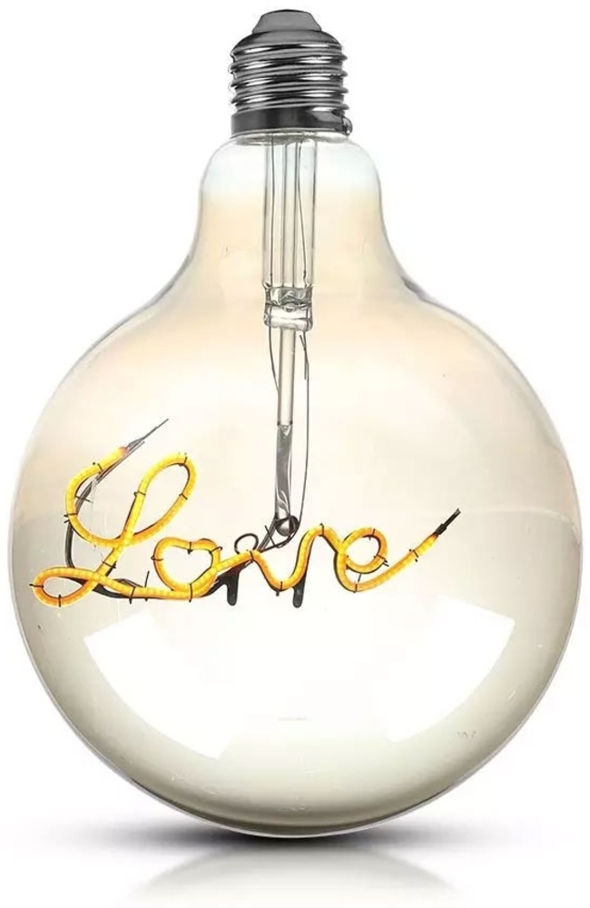 5 W LED Leuchtmittel, LOVE, E27, 70 Lumen, warmweiß Bild 1