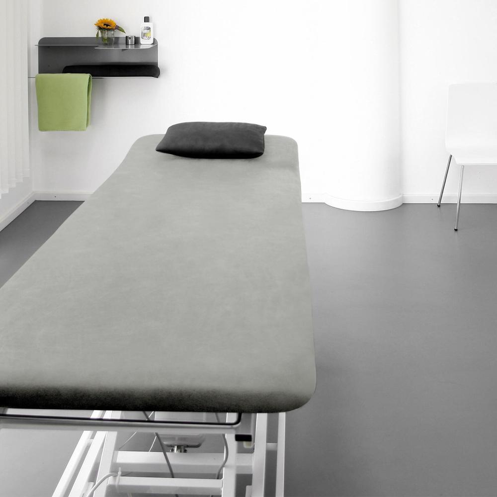 Traumschlaf Frottee Massageliegenbezug Therapieliegenbezug|ca. 80x190 cm| grau Bild 1