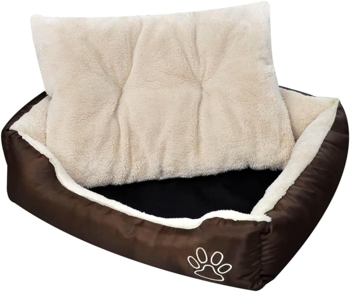 vidaXL Warmes Hundebett mit Polsterkissen M Bild 1