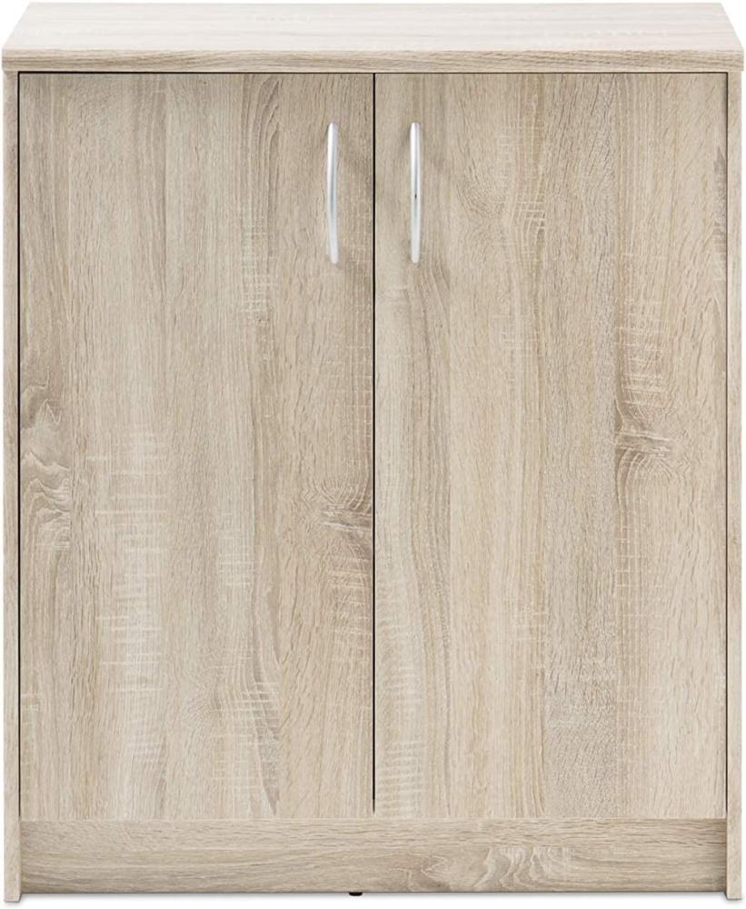 Stella Trading Kommode Schrank Eiche Sonoma Nachbildung, BxHxT 74x86x35 cm Bild 1