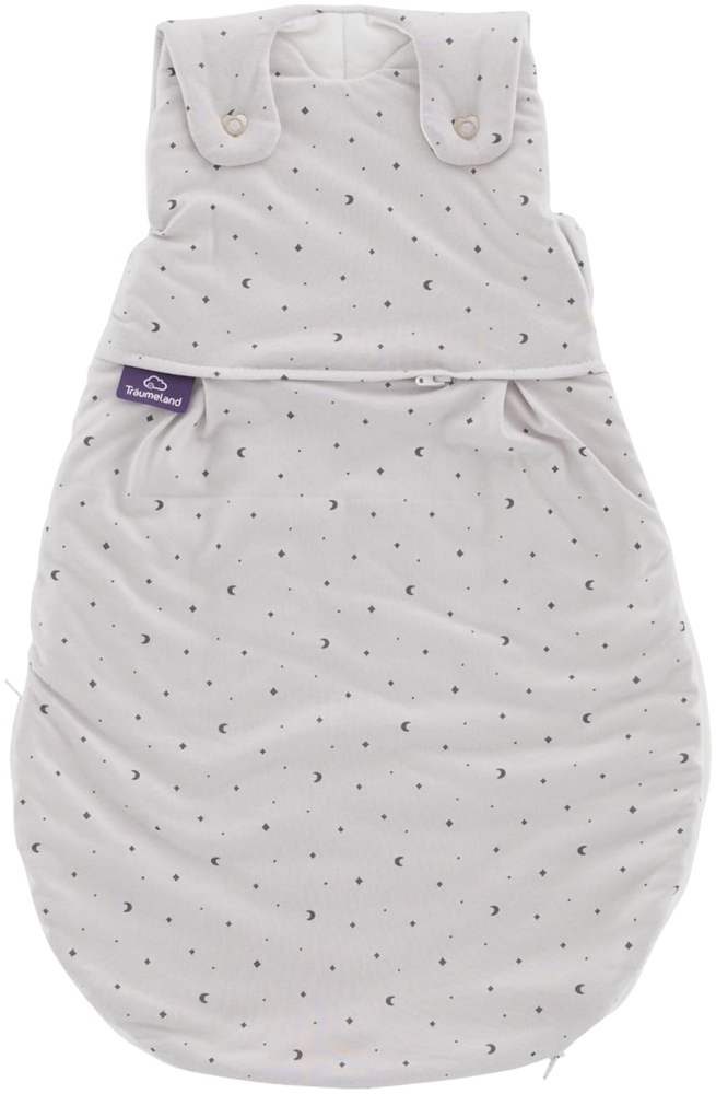 Träumeland Babyschlafsack LIEBMICH 3tlg. Set Moon grau Größe 68/74 Bild 1