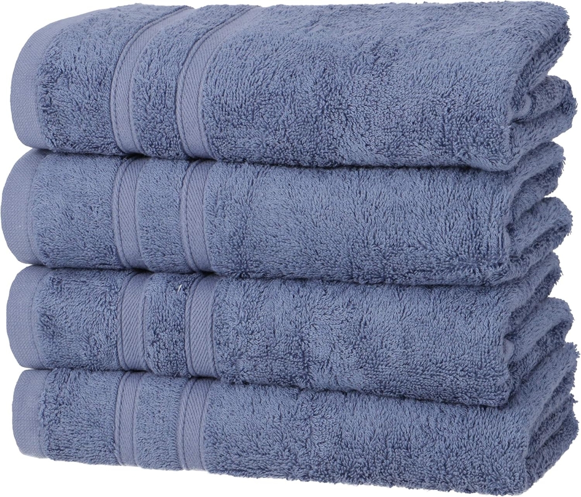 Hometex Premium Textiles Handtuch in nachhaltiger Premium Qualität 450 g/m², 4er Handtücher, Kuschelig weich und sehr saugfähig, Extra flauschige Hotel-Qualität Bild 1