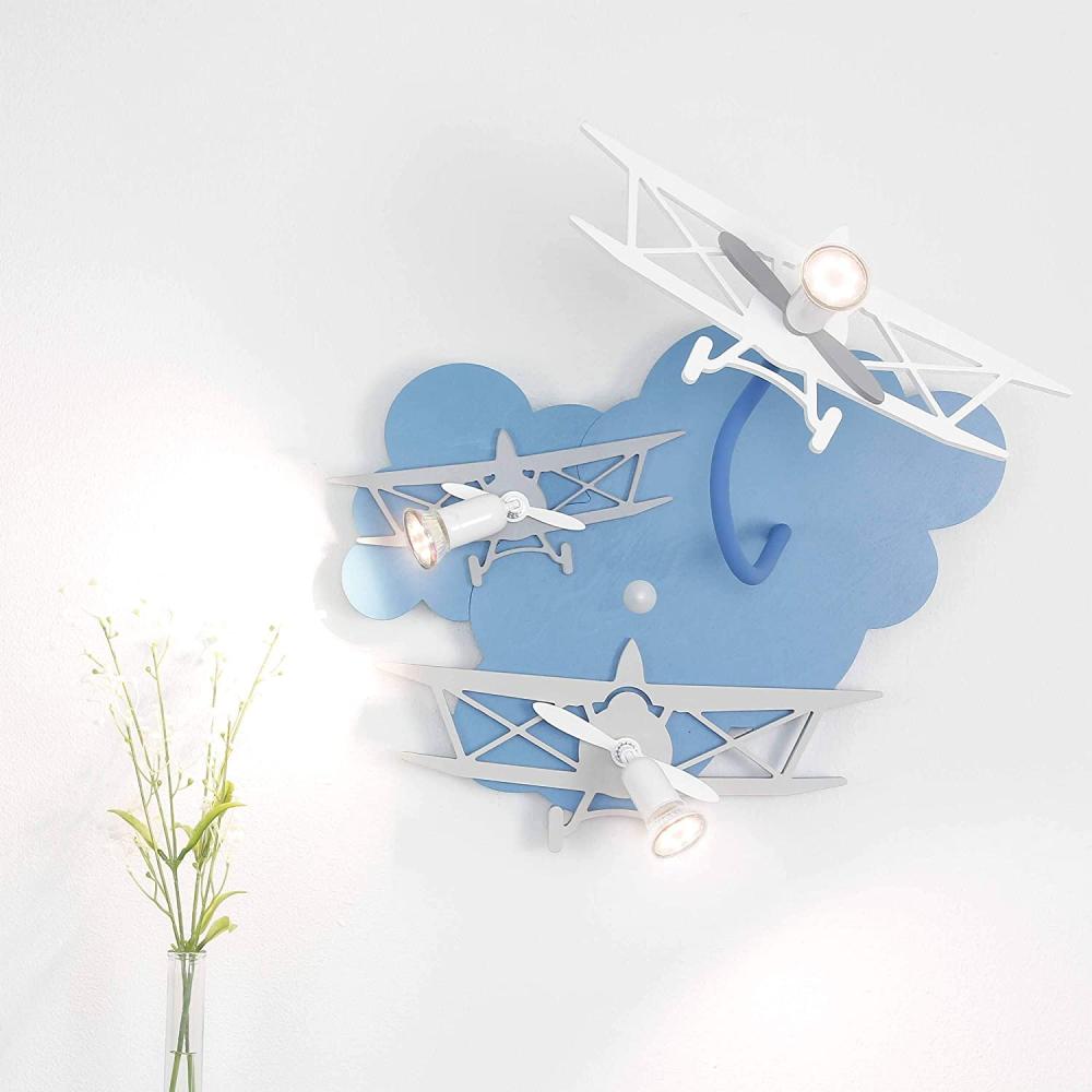 Nowodvorski PLANE III Wand & Deckenleuchte blau Kinderzimmer Bild 1