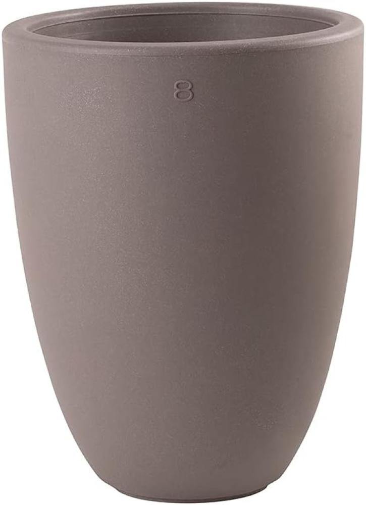 Blumentopf LED Shining Curvy Pot (taupe M E27) Bild 1