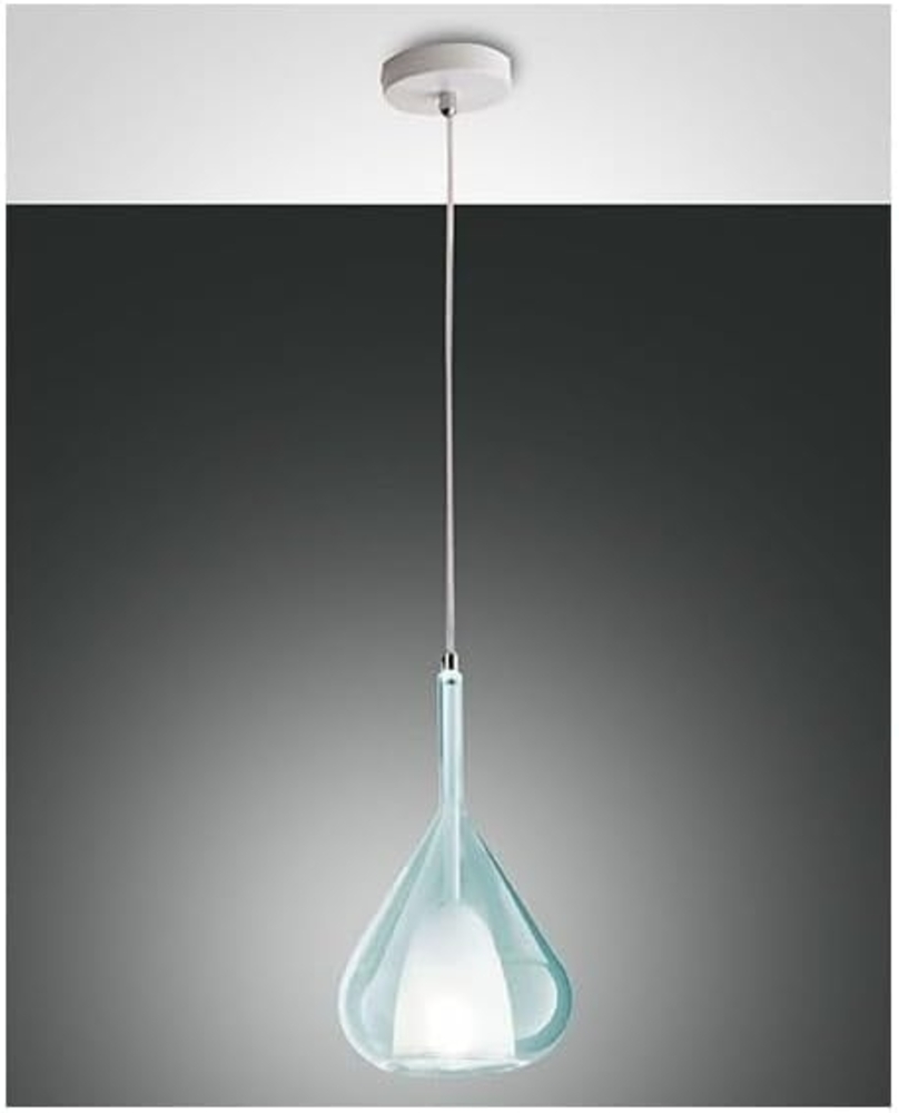 Fabas Luce 3481-40-244 Pendelleuchte Lila 1-flammig azurblau Bild 1
