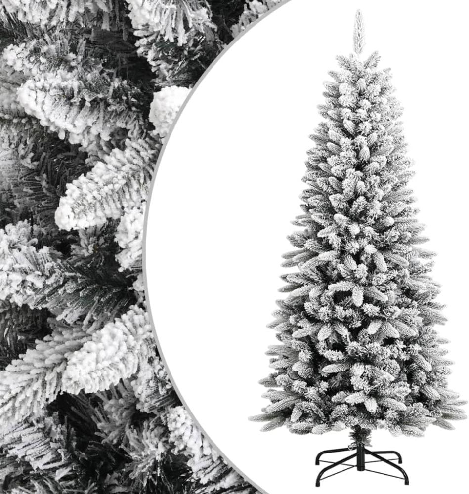 vidaXL Künstlicher Weihnachtsbaum Beschneit 150 cm PVC&PE 345189 Bild 1